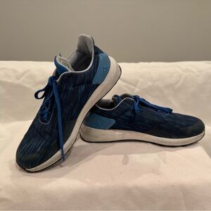 Adidas Girls Navy and Gray Sneakers